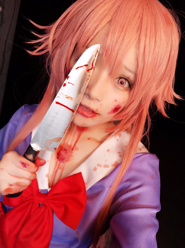 动漫COS:我妻由乃 ,病娇这种属性，有人喜欢吗?有!