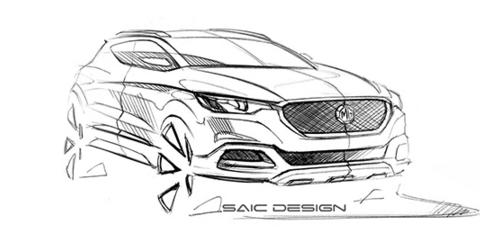 上汽名爵ZS上市，外观很科幻