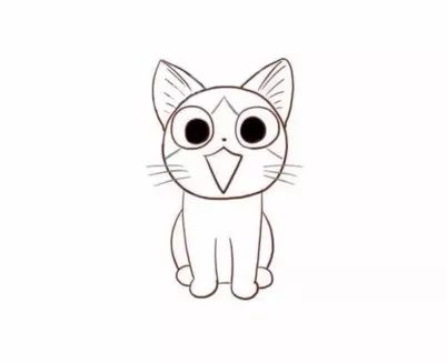 【绘画教程】萌萌的起司猫简笔画教程