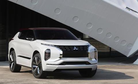 三菱GT-PHEV概念车国内亮相，是一款插电式混合动力SUV车型