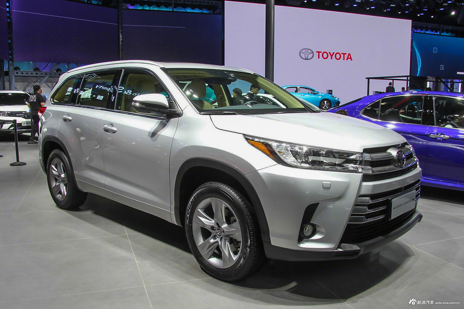 新款丰田汉兰达 售价区间为23.98-33.08万元
