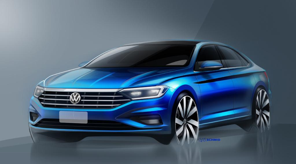 全新速腾大改款官方预告, 时尚外观, 配双液晶大屏幕