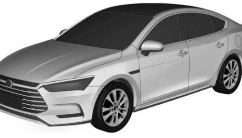 新一代比亚迪秦专利图曝光 更时尚精致