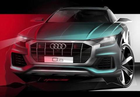 奥迪全新旗舰SUV Q8量产版曝光