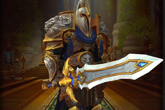 魔兽世界第七军团套装真帅，但选错种族瞬间变买家秀，狼人笑哭了