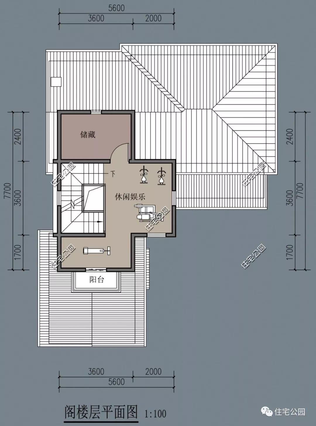 10x16米贵气农村别墅,3层带外装预算35万,托斯