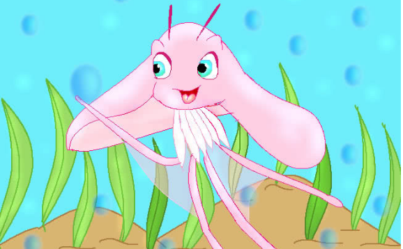 小鲤鱼历险记中里面的小美美，唱歌好听又善良。