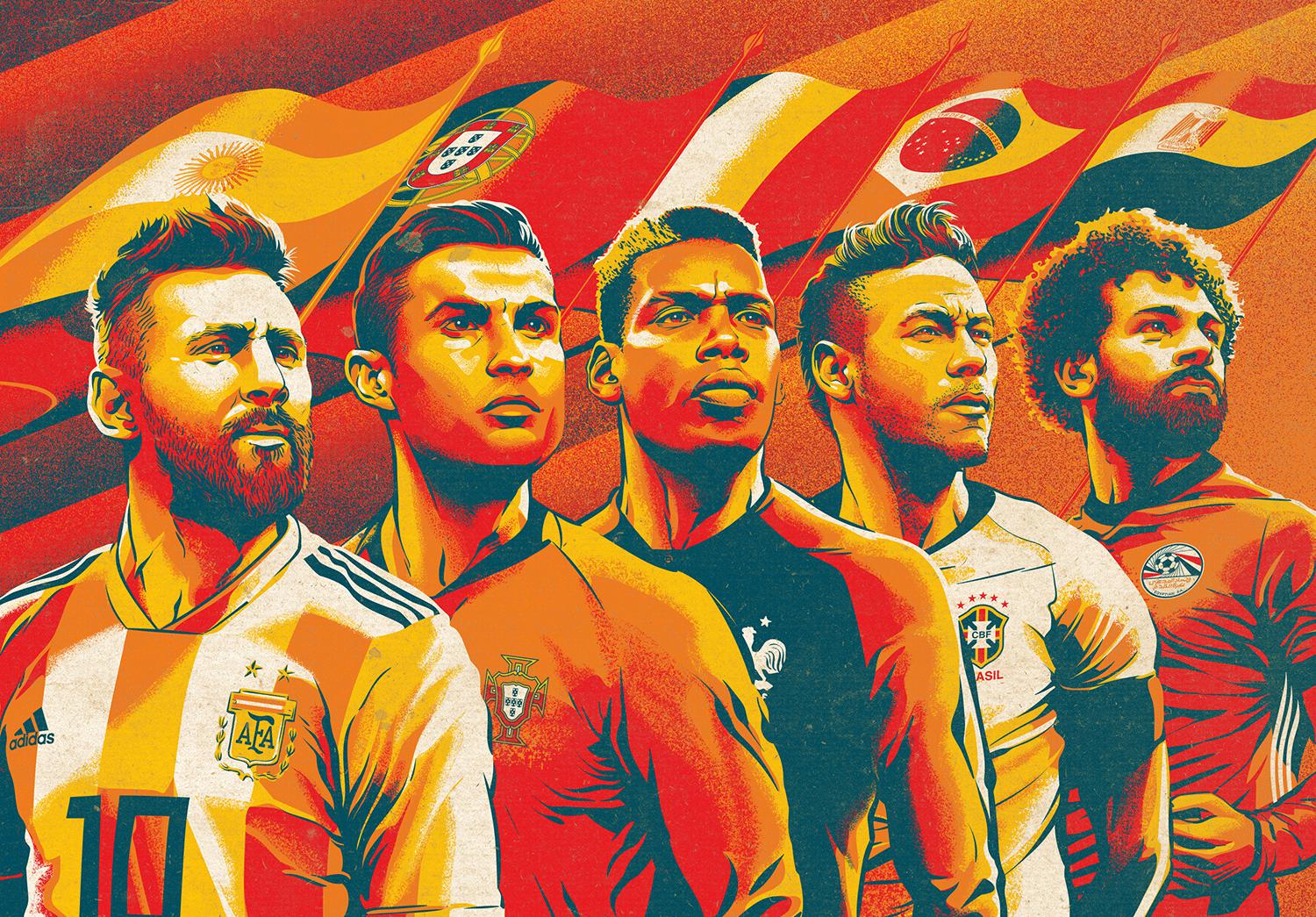 俄罗斯2018年世界杯《So foot 》杂志封面 PS