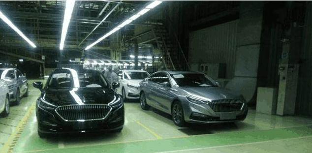 实拍大量红旗H5，一汽工厂正批量生产，16万起售果断放弃奥迪A4L