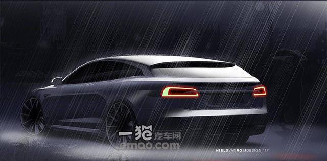 全新特斯拉Model S旅行车曝光 或明年3月首发亮相