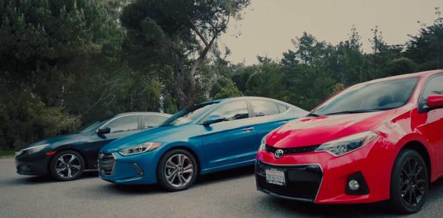 3款海外城市轿车谁能摘冠——本田思域、丰田卡罗拉、现代伊兰特