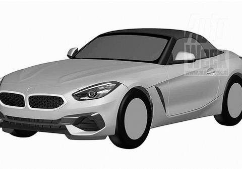 全新宝马Z4专利图曝光 有望巴黎车展亮相