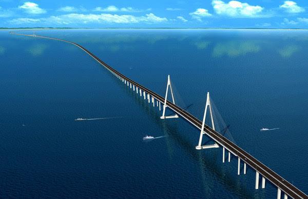 中国最美的跨海大桥, 投资118亿, 曾是世界最长的跨海大桥