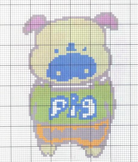 织毛衣图案之十二生肖,总有一个是你的属相哦