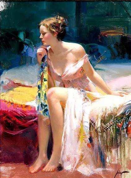 探讨中国现代女性油画家的艺术之路,风华绝代的女性人物油画欣赏