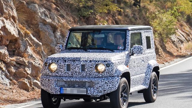 活脱脱一个Baby奔弛G——新一代铃木Jimny谍照曝出