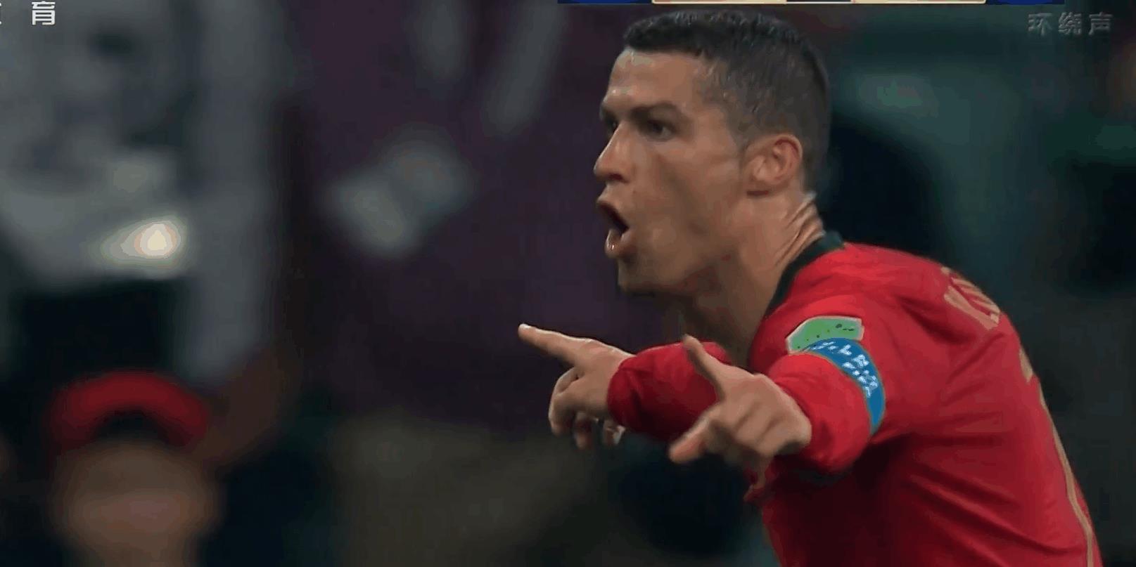 队友进球C罗会不高兴 C罗这一脚的传递让人有