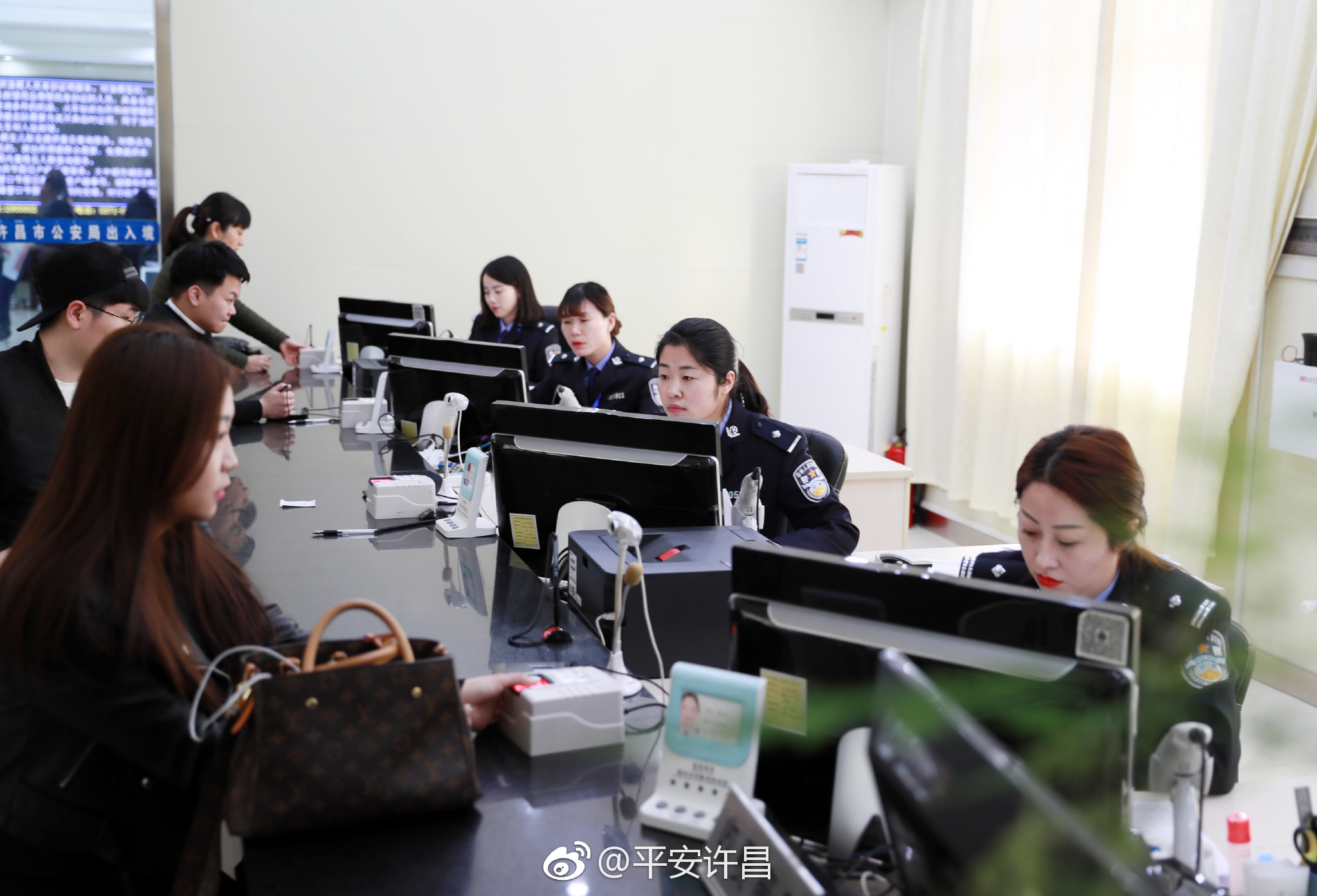 许昌市出入境管理部门自2018年9月1日起实施