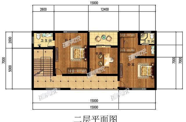 7米进深的户型图,7x10米农村户型图 开间15米进深7米的四合院还能这样建,我猜你没见过