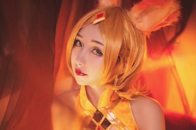 真人cos:来和妲己玩耍吧!王者荣耀-妲己