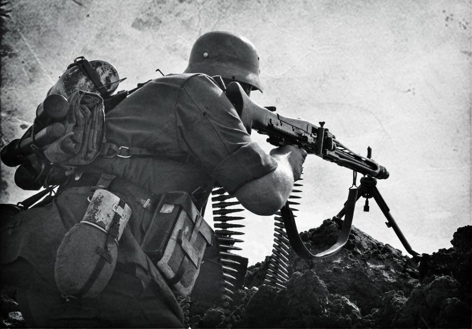 二战德军背包图片