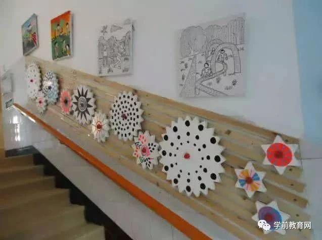 环境布置:秋季期幼儿园走廊,楼梯手工环创布置,太棒了!