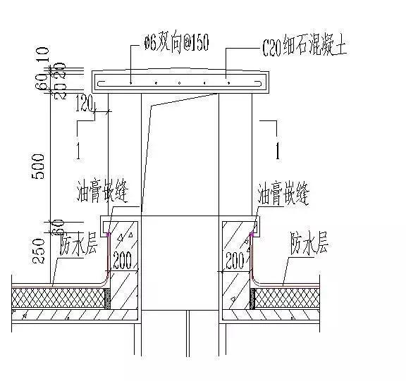 地下室、楼地面、屋面、外墙防水节点构造详图