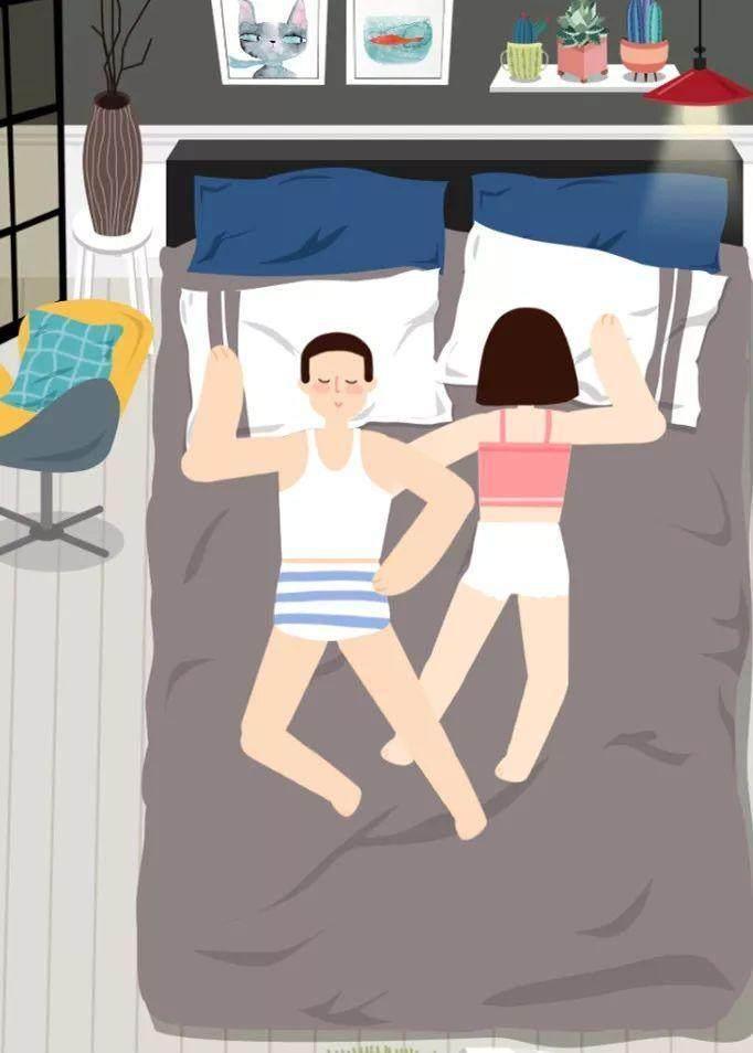 夫妻这10种睡觉姿势,直接体现夫妻关系的亲疏!你们是哪种?