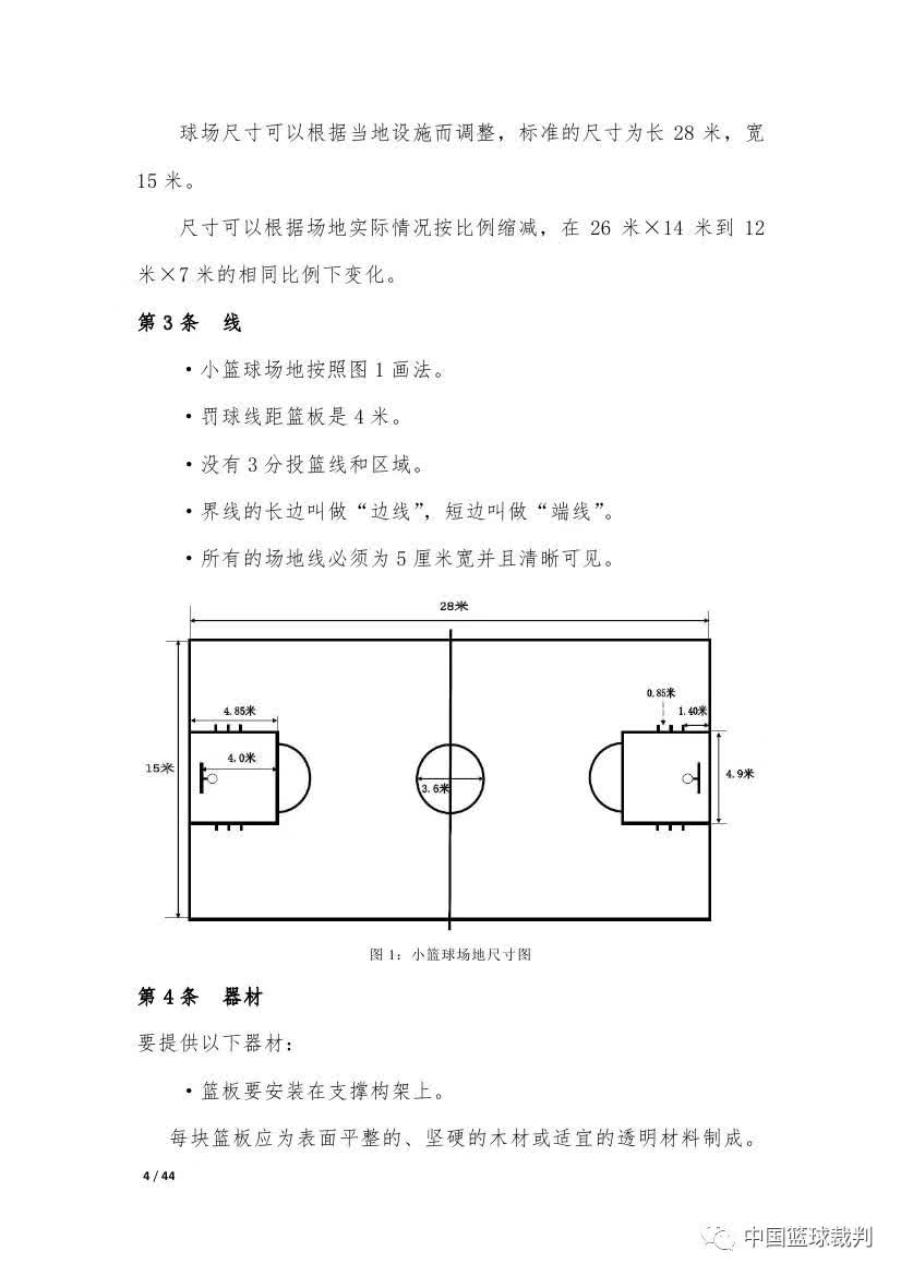 小篮球规则