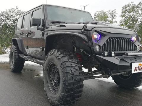 牧马人爆改愤怒套装，下手改装避震Raptor升高套件，秒变大脚怪