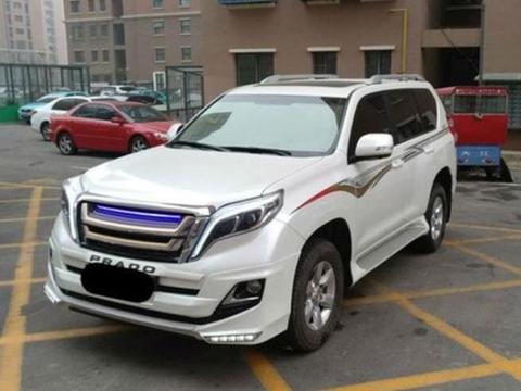 花44万元买辆丰田普拉多2700。刚买一个月就被儿子偷偷开去改装了