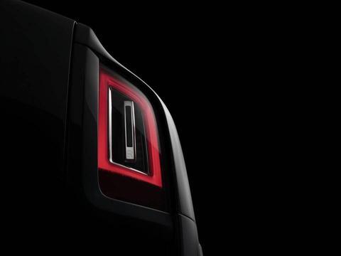 劳斯莱斯首款SUV Cullinan尾灯官图曝光，将于周四正式亮相