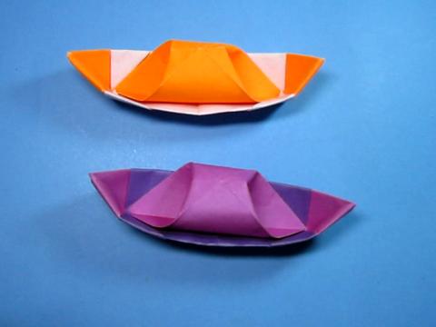 折纸大全简单又漂亮纸船,看一遍就能学会小船的折法