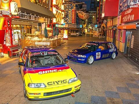 大阪独特本田文化改装EF本田思域