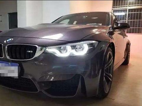 全国首台棕色宝马M3提车作业! 加价2万! 极速330确实够刺激