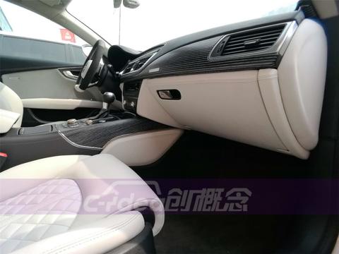 奥迪A7改装运动版内饰，跑车型座椅体验轿跑般快感