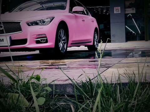 英菲尼迪Q50L车身改色陶瓷粉完工