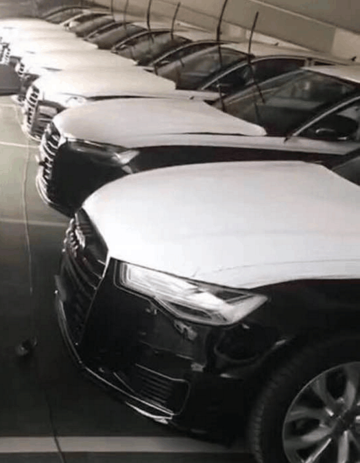 实拍大量奥迪A6L库存车, 全部打7折, 这样的车能买吗