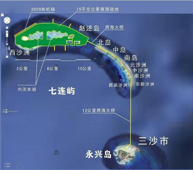 七连屿:永兴岛“后花园”，南海未来最大的人工岛!