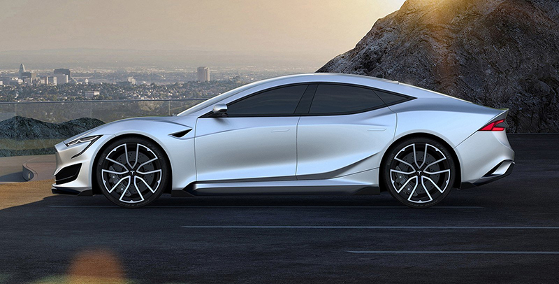 2022款特斯拉Model S曝光，底盘更低，更具运动风格