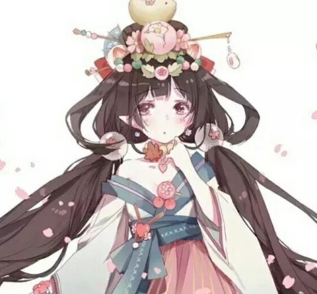 古风白衣女侠手绘