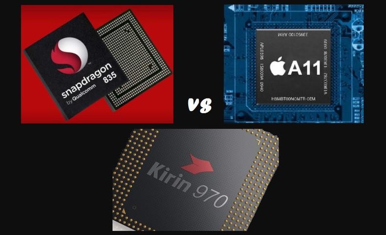 手机处理器A11,骁龙835和麒麟970谁更强?