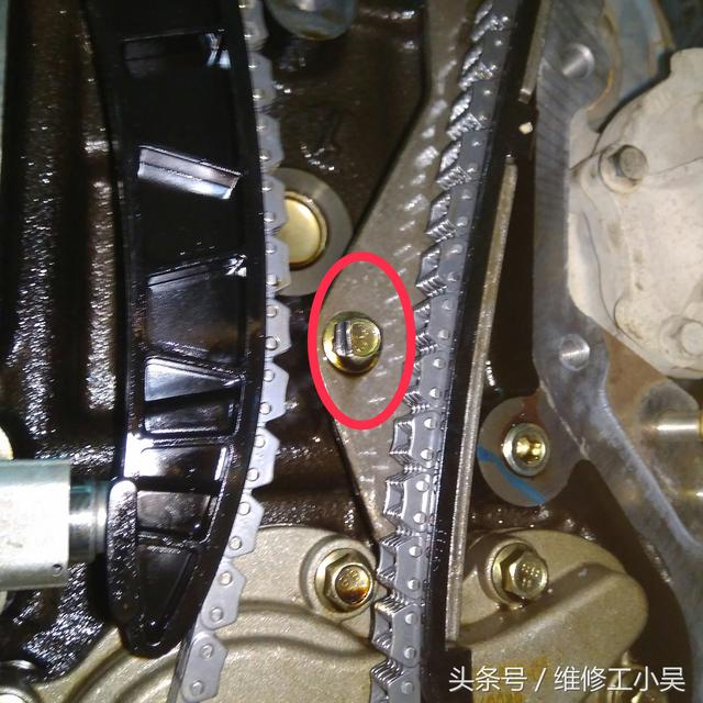 东风风光580正时图,东风580正时链条图解 2万多公里的东风suv正时链条被拆下车主郁闷链条怎么会变长