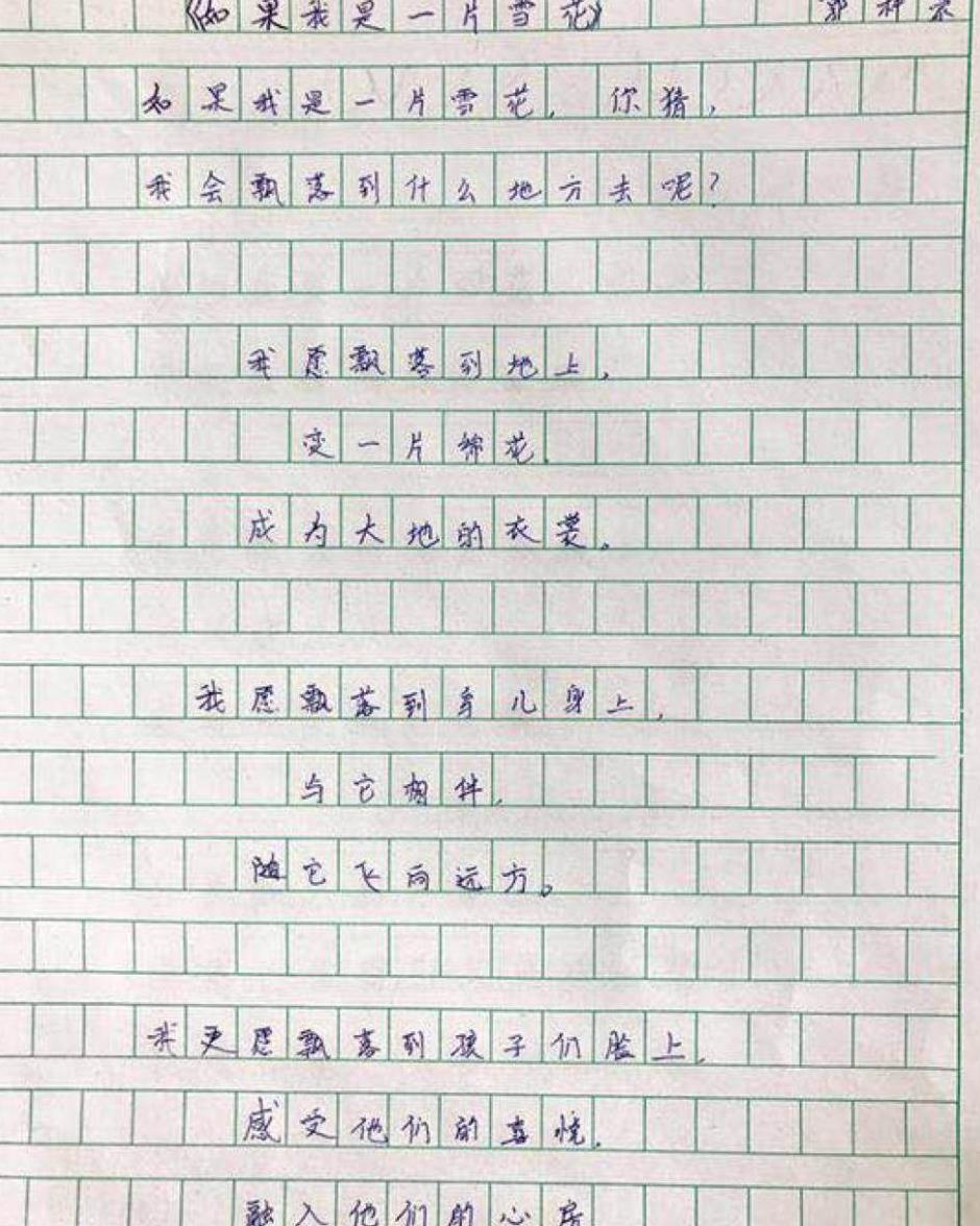 这位小学生作文火了!爸妈给跪了.一中雷州高中部图片