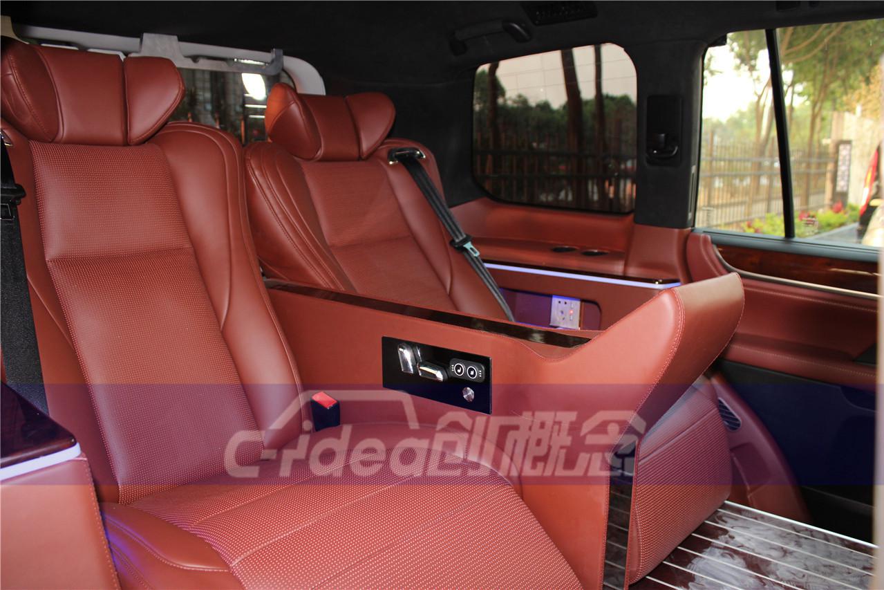 SUV改装商务接待车，雷克萨斯LX570定制专属内饰！