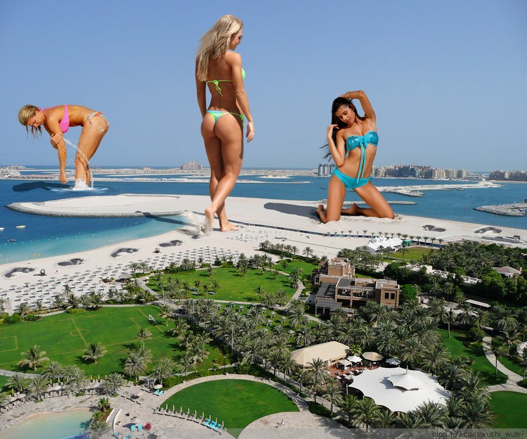 如果城市变小,美女变成巨人这个世界会是什么