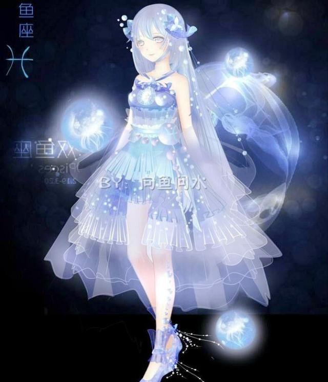 下特征"运势美星座",是卡通迷们根据12性格的少女,面的,v特征出的符合星座座16年3月射手图片