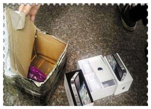 妻子贪图骗子,在拼多多上购了买苹果手机, 收到