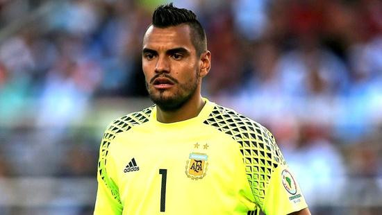 2018世界杯:阿根廷主力门将无缘世界杯