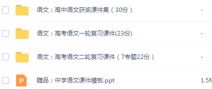 高中老师|高中语文、数学、英语等全册PPT课件+试题+教案